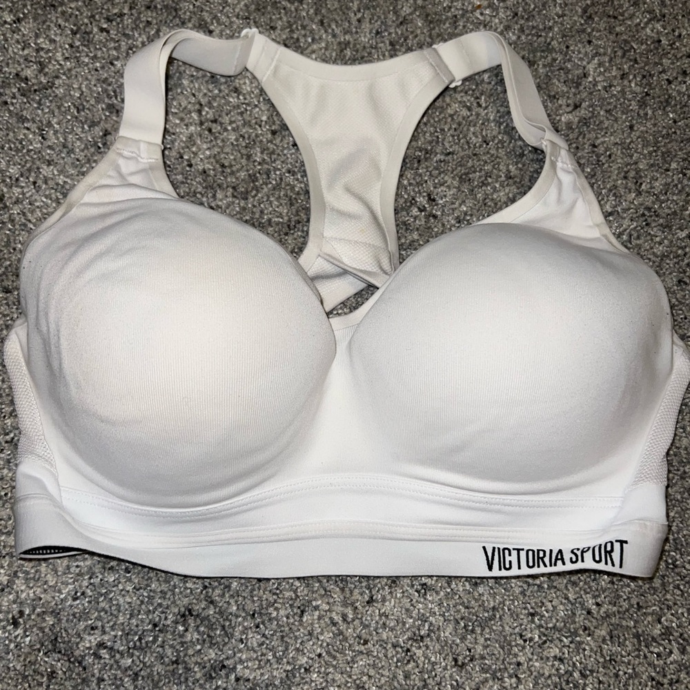 White Sports Bra